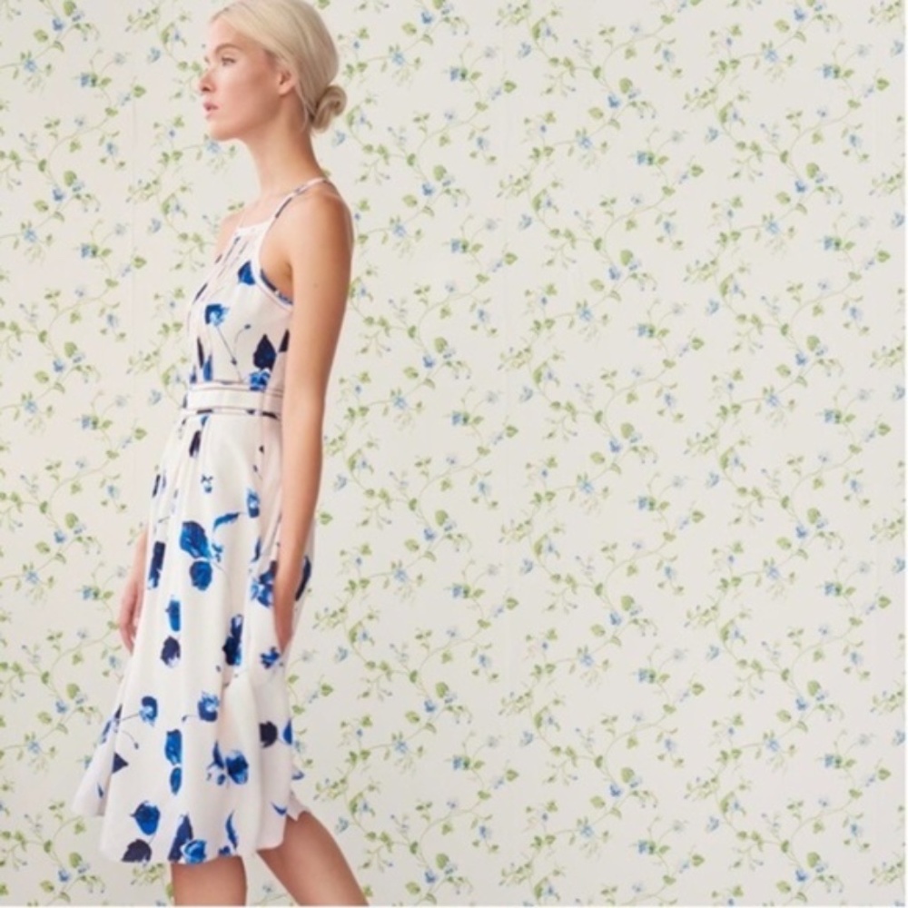 NEW Club Monaco Klarika Floral SILK Dress Sz 00